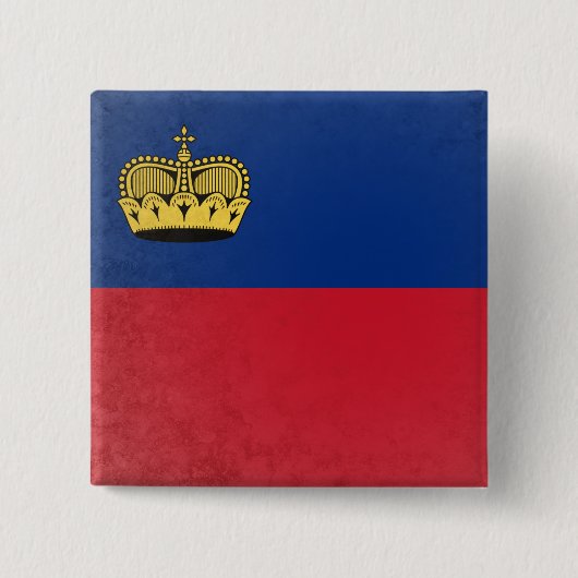 Liechtenstein Vierkante Button 5,1 Cm (Voorkant)