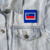 Liechtenstein Vierkante Button 5,1 Cm (In situ)
