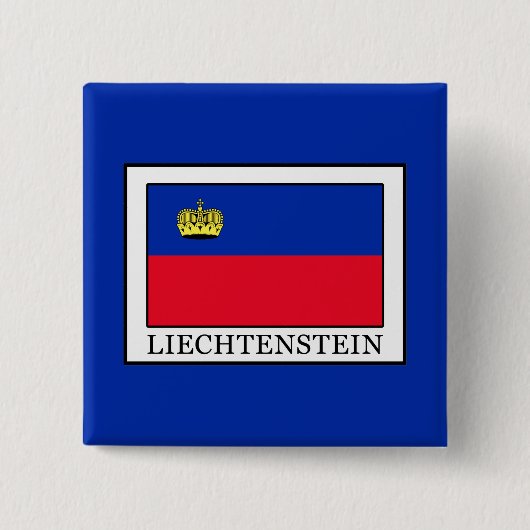 Liechtenstein Vierkante Button 5,1 Cm (Voorkant)