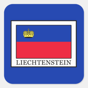 Liechtenstein Vierkante Sticker