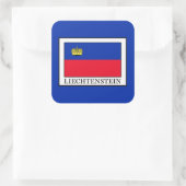 Liechtenstein Vierkante Sticker (Tas)