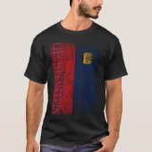 Liechtenstein Vlag Gift Vrouwen Mannen Kinderen T-shirt (Voorkant)