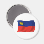 Liechtenstein Vlag Magneet (Voorkant / Achterkant)