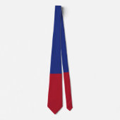 Liechtenstein vlag stropdas (Voorkant)
