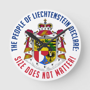 Liechtenstein-wandklok Ronde Klok