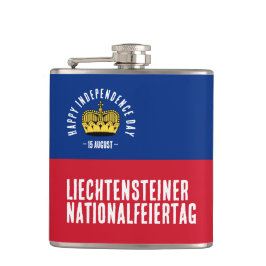 Liechtensteinse nationale dagvlag heupfles
