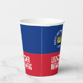 Liechtensteinse nationale dagvlag papieren bekers (Rechts)
