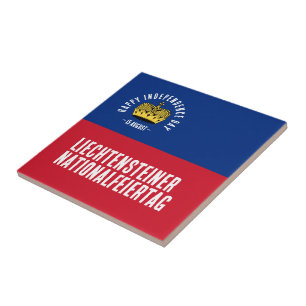 Liechtensteinse nationale dagvlag tegeltje