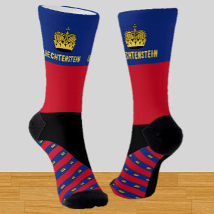 Liechtensteinse Sokken, vlag kleuren / sport Sokken