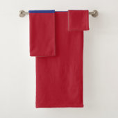 Liechtensteinse vlag bad handdoek (Insitu)