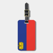 Liechtensteinse vlag bagagelabel (Voorkant verticaal)