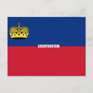 Liechtensteinse vlag briefkaart