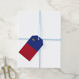 Liechtensteinse vlag cadeaulabel