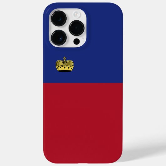 Liechtensteinse vlag Case-Mate iPhone case (Achterkant)