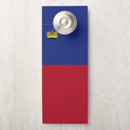 Liechtensteinse vlag deurhanger