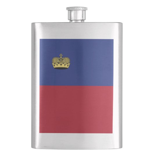 Liechtensteinse vlag flacon (Voorkant)