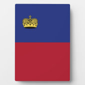 Liechtensteinse vlag fotoplaat (voorkant)