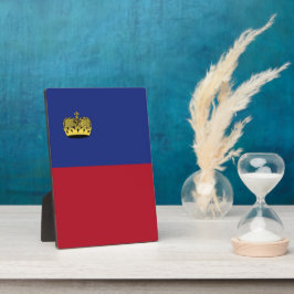 Liechtensteinse vlag fotoplaat