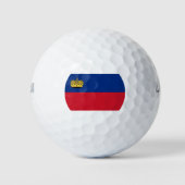 Liechtensteinse vlag golfballen (Voorkant)