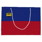 Liechtensteinse vlag groot cadeauzakje (Achterkant)