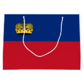 Liechtensteinse vlag groot cadeauzakje (Voorkant)