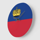 Liechtensteinse vlag grote klok (Hoek)