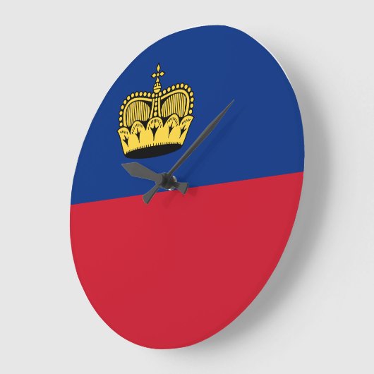 Liechtensteinse vlag grote klok (Hoek)