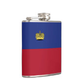 Liechtensteinse vlag heupfles (Rechts)