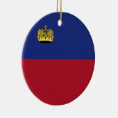 Liechtensteinse vlag keramisch ornament (Rechts)