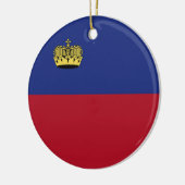 Liechtensteinse vlag keramisch ornament (Links)