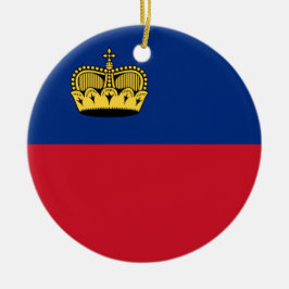 Liechtensteinse vlag keramisch ornament