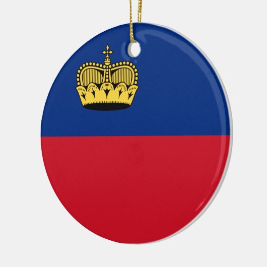 Liechtensteinse vlag keramisch ornament (Links)