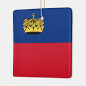Liechtensteinse vlag keramisch ornament (Links)
