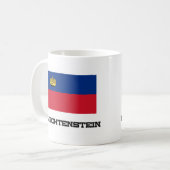 Liechtensteinse vlag koffiemok (Voorkant links)