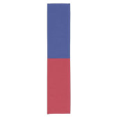 Liechtensteinse vlag korte tafelloper (Voorkant)