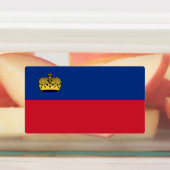 Liechtensteinse vlag labels (Aangebracht)