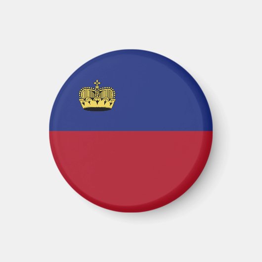 Liechtensteinse vlag magneet (Voorkant)