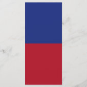 Liechtensteinse vlag menu (Achterkant)