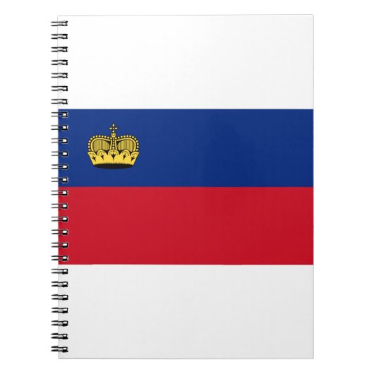 Liechtensteinse vlag notitieboek (Voorkant)
