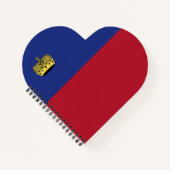 Liechtensteinse vlag notitieboek (Voorkant)