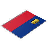 Liechtensteinse vlag notitieboek (Linkerzijde)