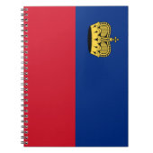 Liechtensteinse vlag notitieboek (Voorkant)