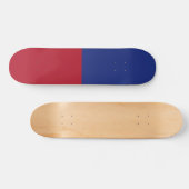 Liechtensteinse vlag persoonlijk skateboard (Horizontaal)