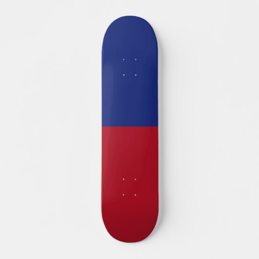 Liechtensteinse vlag persoonlijk skateboard (Voorkant)