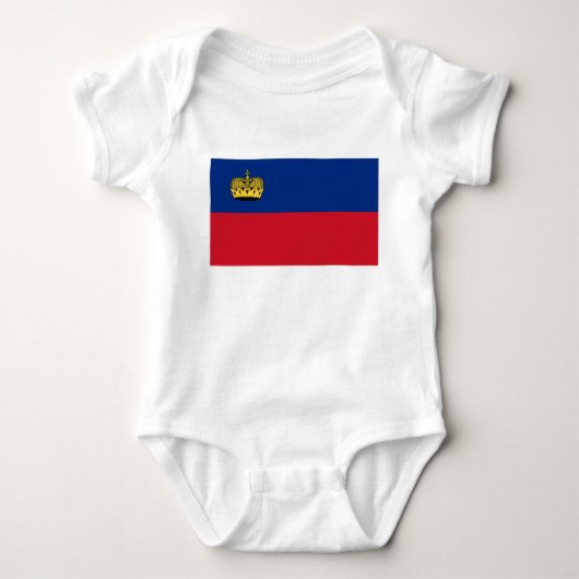 Liechtensteinse vlag romper (Voorkant)