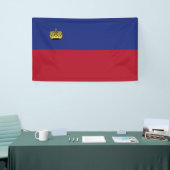 Liechtensteinse vlag spandoek (Beurs)