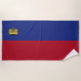 Liechtensteinse vlag strandlaken