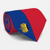 Liechtensteinse vlag stropdas (Opgerold)