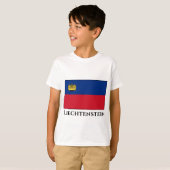Liechtensteinse vlag t-shirt (Voorkant volledig)
