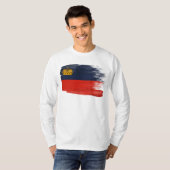 Liechtensteinse vlag t-shirt (Voorkant volledig)